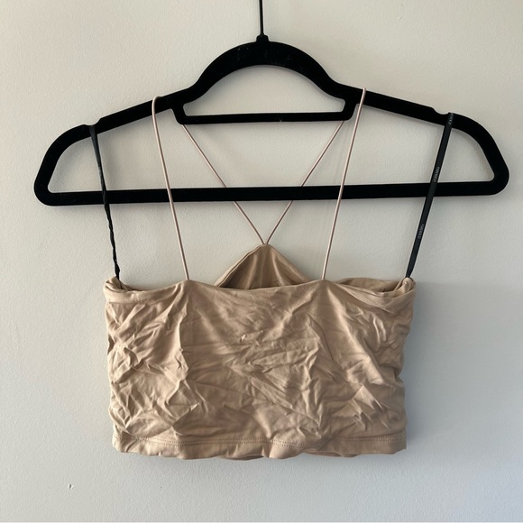 Forever 21 Tan Crop Top - Picture 4 of 5